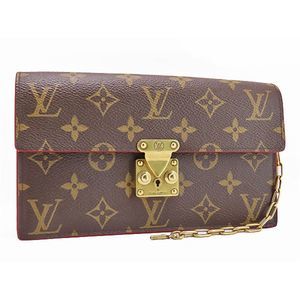 Louis Vuitton S Lock Belt Pouch Monogram PM Clutch Bag